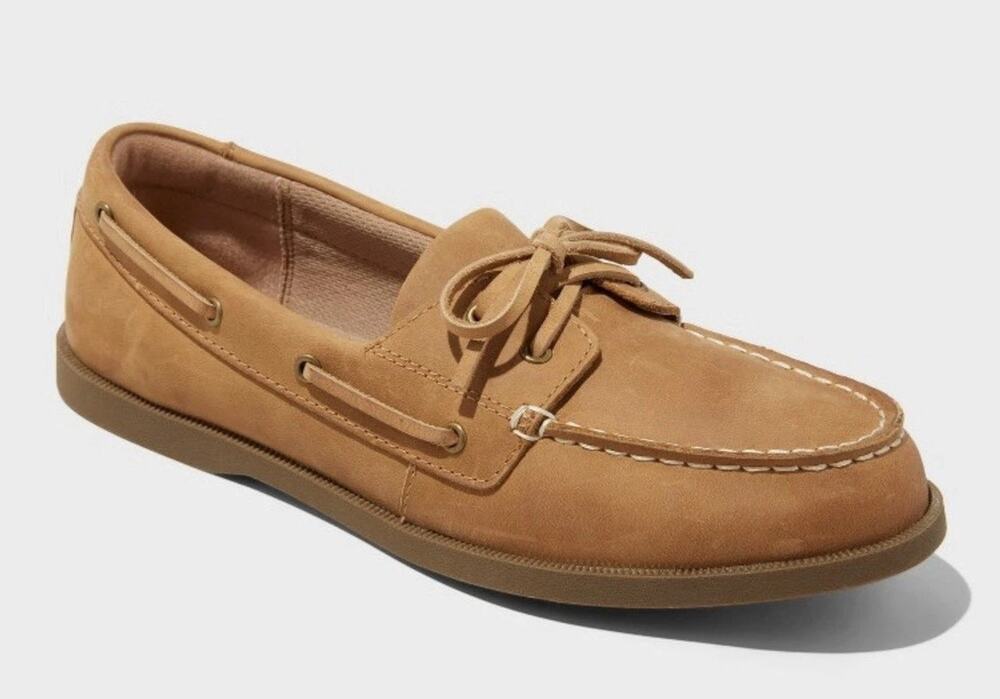 Bennett Genuine Leather Loafers - Goodfellow - Cognac - Men's 13